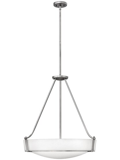 Hathaway 27 inch Bowl Pendant / Chandelier in Antique Nickel